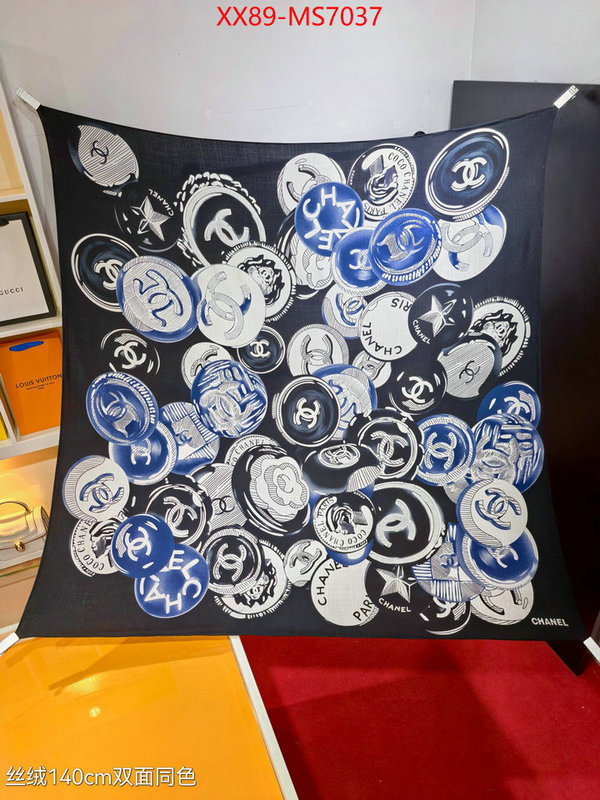 Scarf-Chanel knockoff highest quality ID: MS7037 $: 89USD