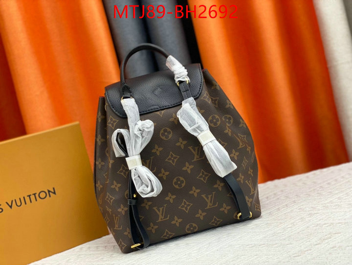 LV Bags(4A)-Backpack- the best affordable ID: BH2692 $: 89USD,