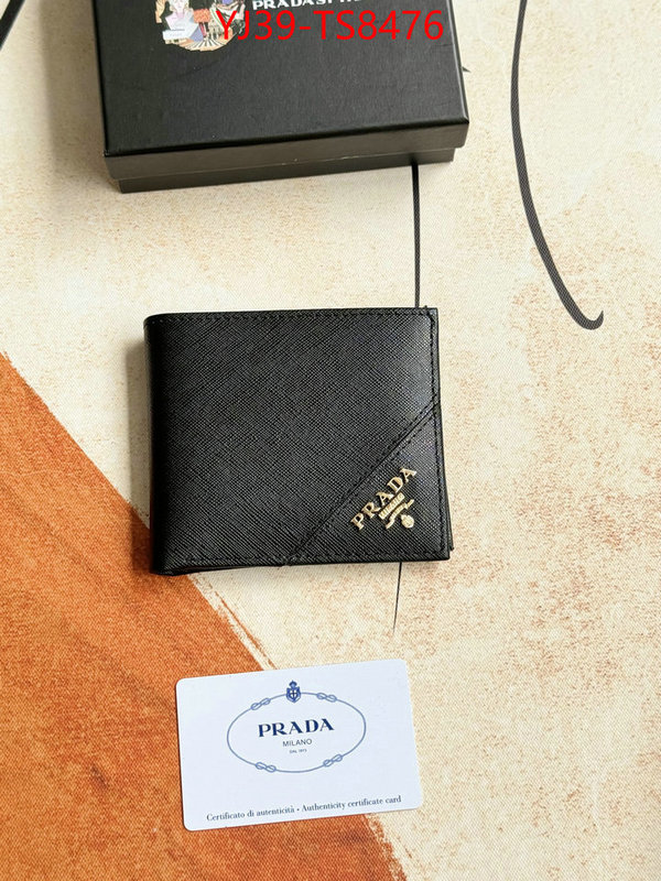 Prada Bags(4A)-Wallet found replica ID: TS8476 $: 39USD,