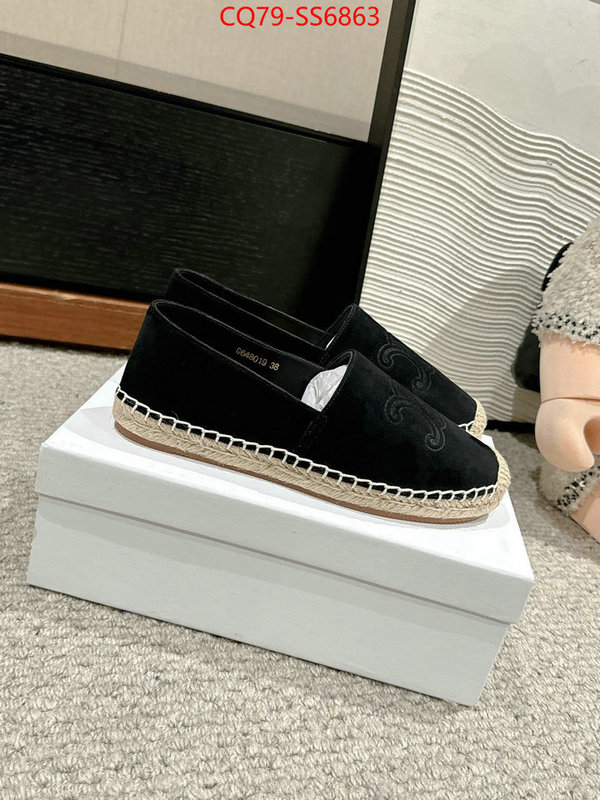 Women Shoes-CELINE luxury cheap replica ID: SS6863 $: 79USD