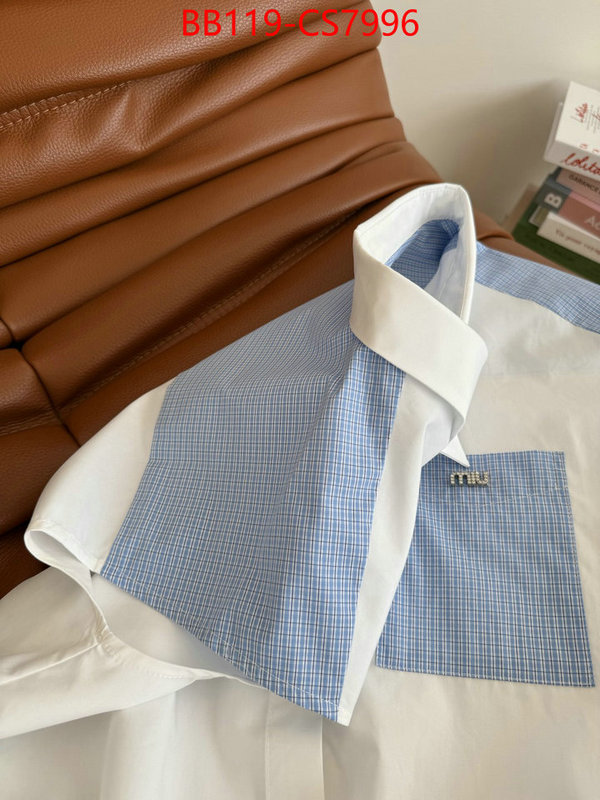 Clothing-MIU MIU we provide top cheap aaaaa ID: CS7996 $: 119USD