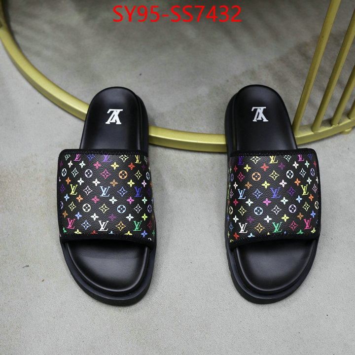 Men Shoes-LV aaaaa class replica ID: SS7432 $: 95USD