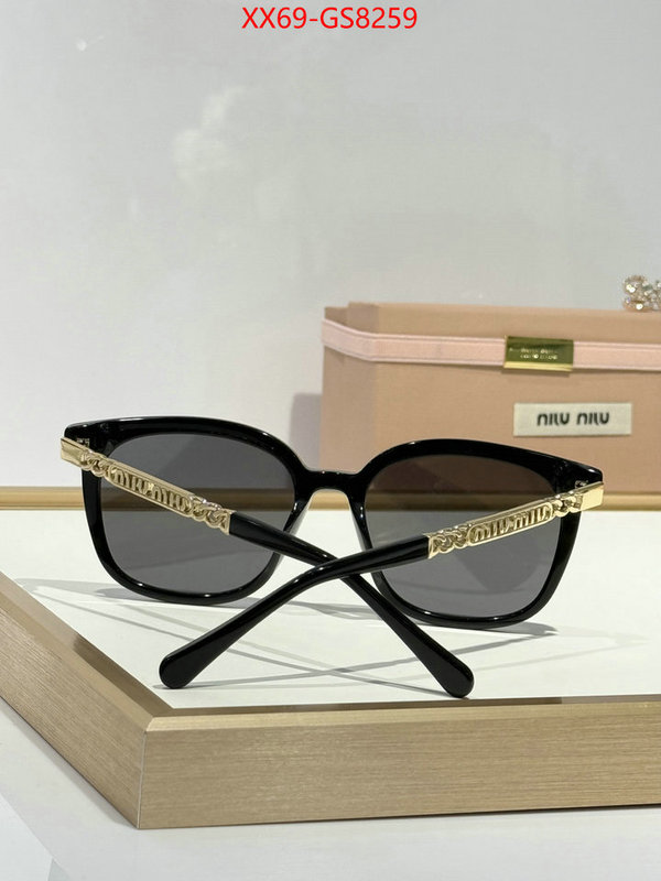 Glasses-Miu Miu aaaaa+ replica designer ID: GS8259 $: 69USD