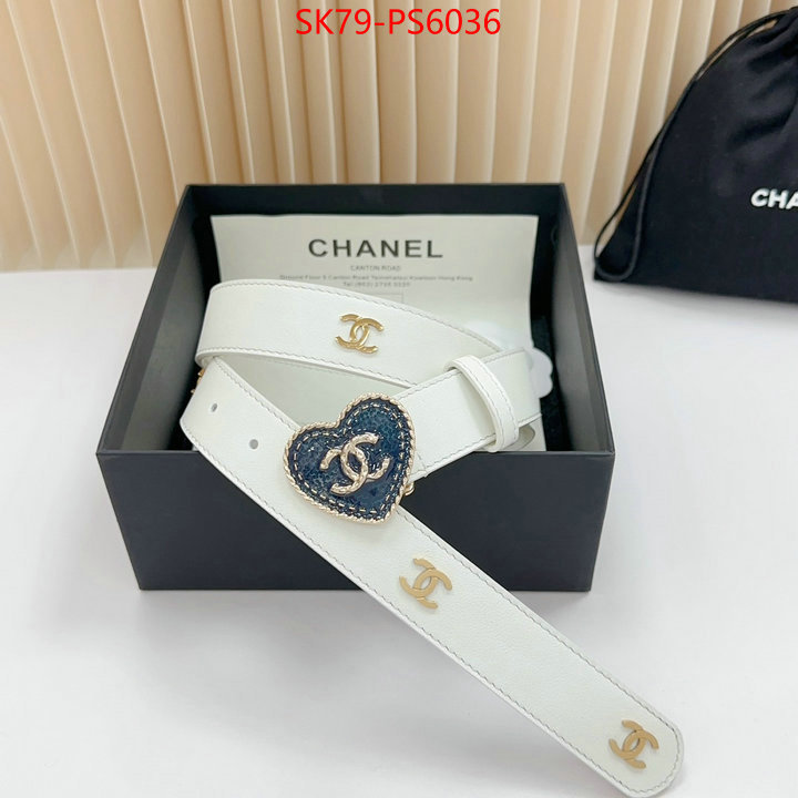 Belts-Chanel aaaaa+ replica designer ID: PS6036 $: 79USD