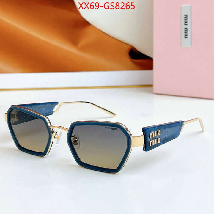 Glasses-Miu Miu top fake designer ID: GS8265 $: 69USD