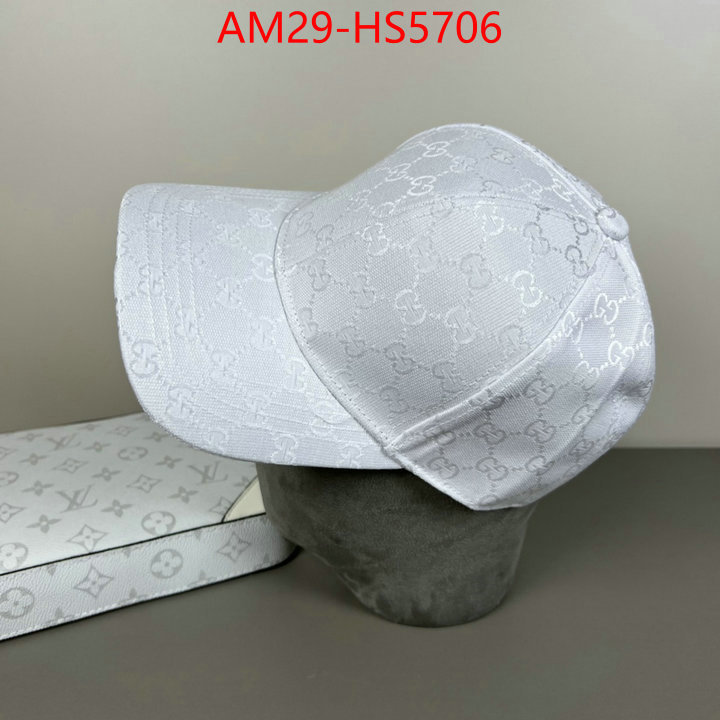 Cap(Hat)-Gucci wholesale sale ID: HS5706 $: 29USD