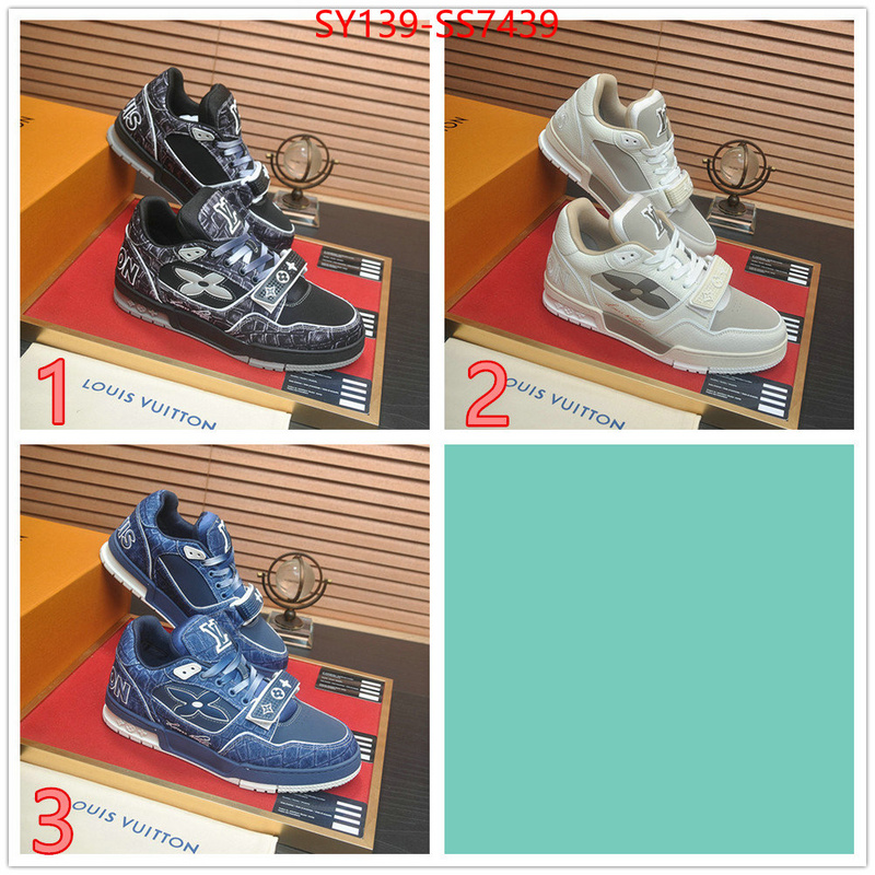 Men Shoes-LV fake high quality ID: SS7439 $: 139USD