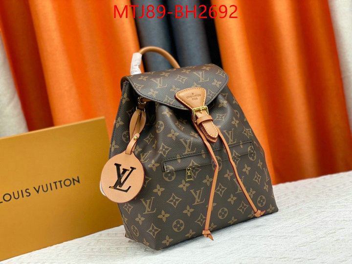 LV Bags(4A)-Backpack- the best affordable ID: BH2692 $: 89USD,