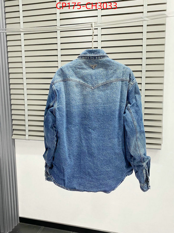Clothing-Prada outlet sale store ID: CH3033 $: 175USD