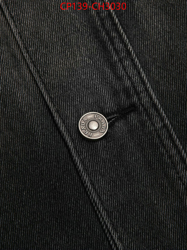 Clothing-Prada 1:1 replica wholesale ID: CH3030 $: 139USD