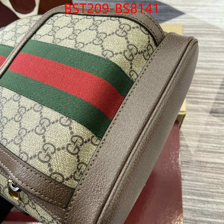 Gucci Bags(TOP)-Backpack- good ID: BS8141 $: 209USD,