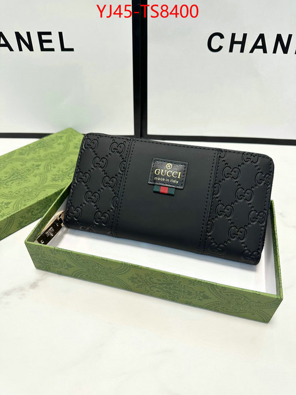 Gucci Bags(4A)-Wallet- shop cheap high quality 1:1 replica ID: TS8400 $: 45USD,