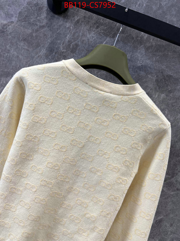Clothing-Gucci buying replica ID: CS7952 $: 119USD