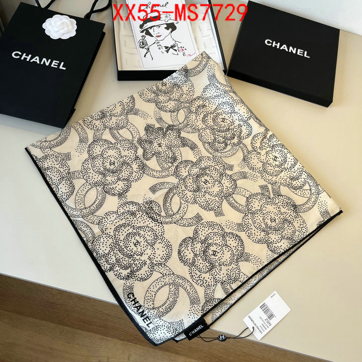 Scarf-Chanel top quality website ID: MS7729 $: 55USD