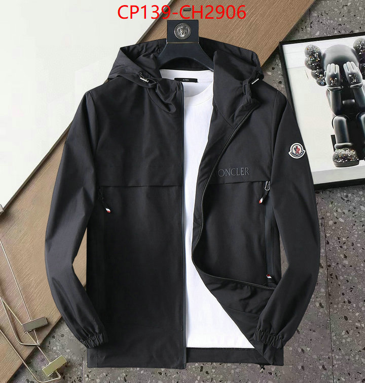 Clothing-Moncler designer fashion replica ID: CH2906 $: 139USD
