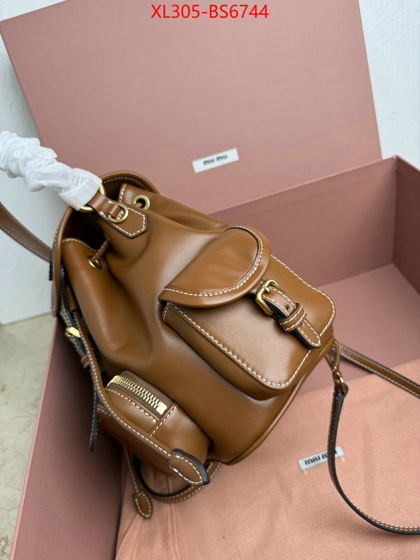 Miu Miu Bags(TOP)-Backpack- sell high quality ID: BS6744 $: 305USD,