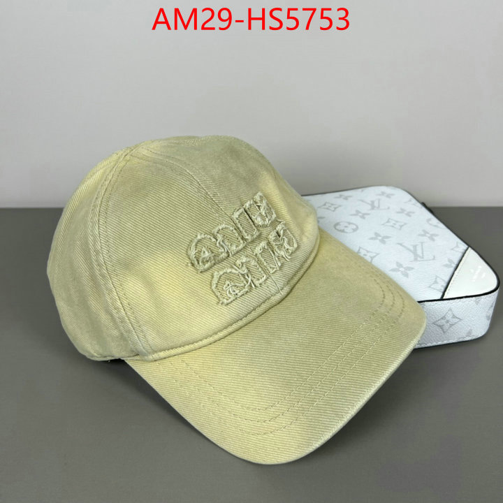 Cap(Hat)-Miu Miu can you buy knockoff ID: HS5753 $: 29USD