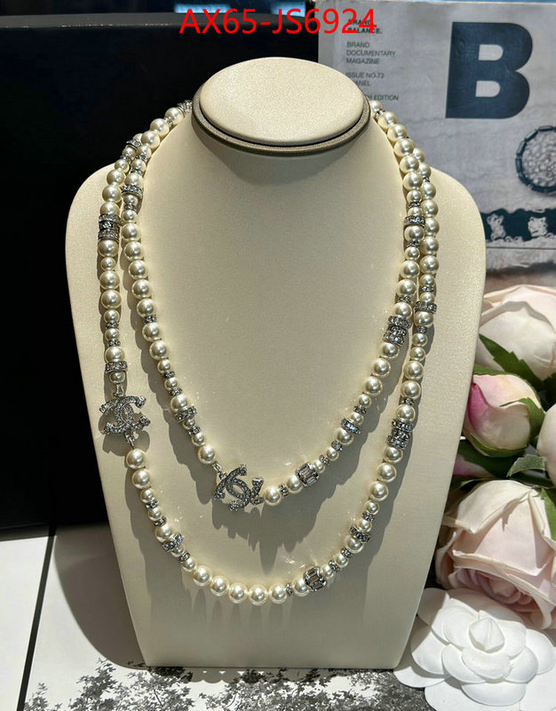 Jewelry-Chanel buy best quality replica ID: JS6924 $: 65USD