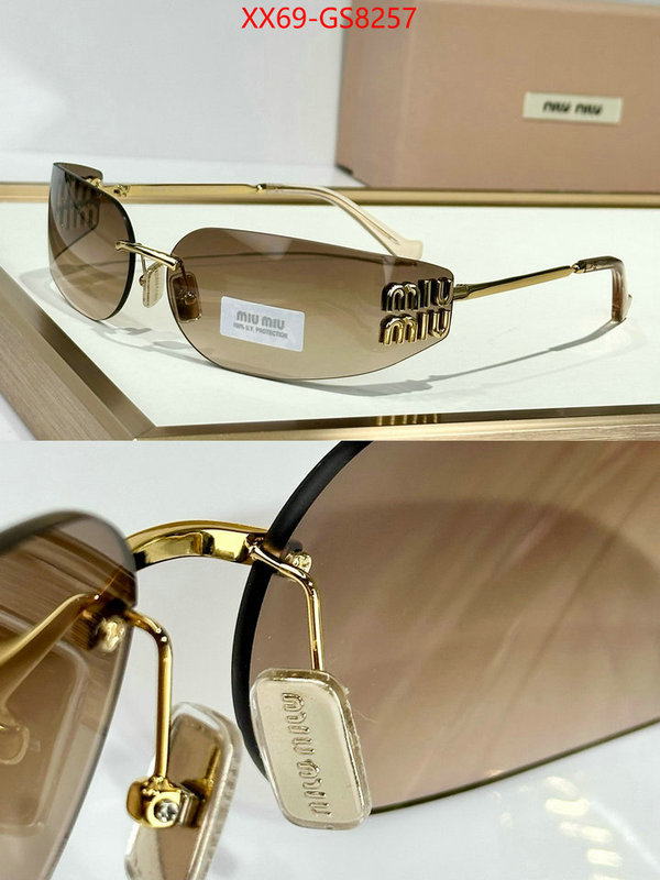 Glasses-Miu Miu high quality aaaaa replica ID: GS8257 $: 69USD