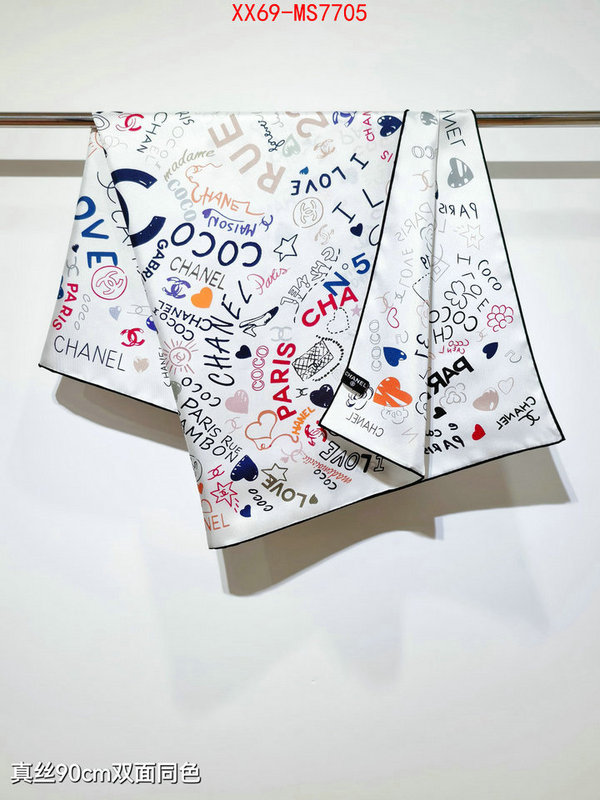 Scarf-Chanel styles & where to buy ID: MS7705 $: 69USD