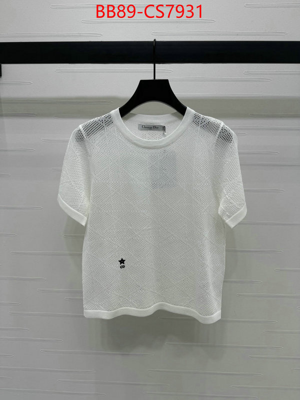 Clothing-Dior we provide top cheap aaaaa ID: CS7931 $: 89USD