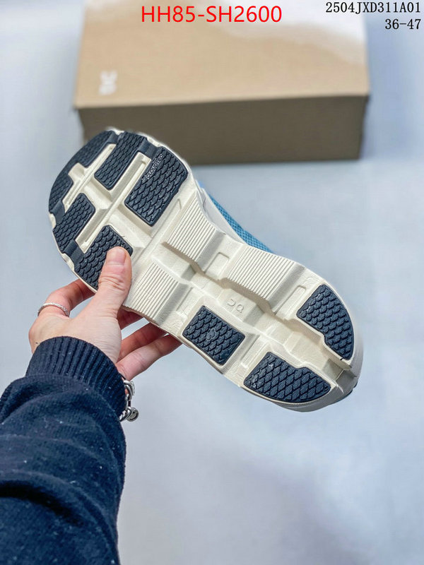 Men Shoes-On Running Cloudsurfer designer wholesale replica ID: SH2600 $: 85USD
