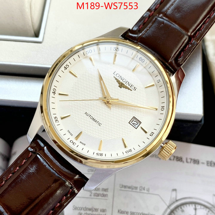 Watch(4A)-Longines 7 star replica ID: WS7553 $: 189USD