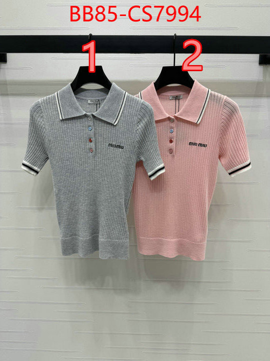 Clothing-MIU MIU buy best high-quality ID: CS7994 $: 85USD