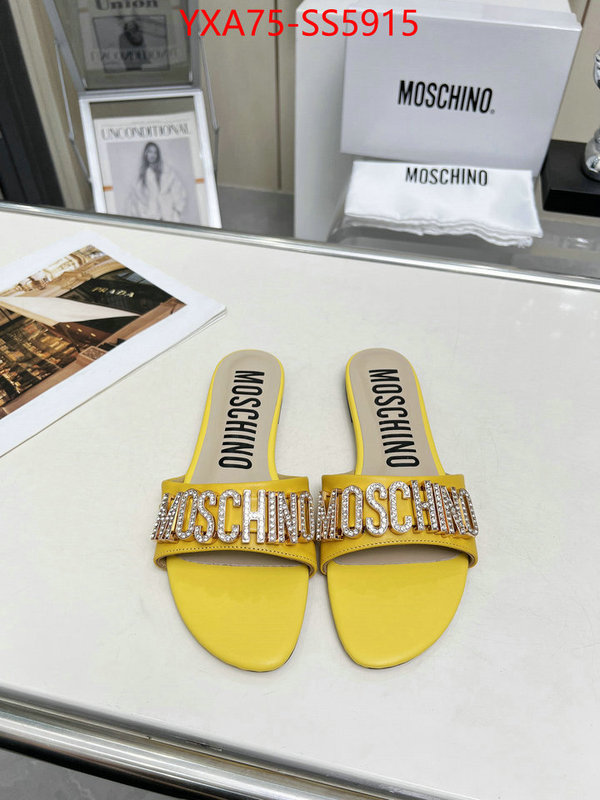 Women Shoes-MOSCHINO aaaaa+ quality replica ID: SS5915 $: 75USD
