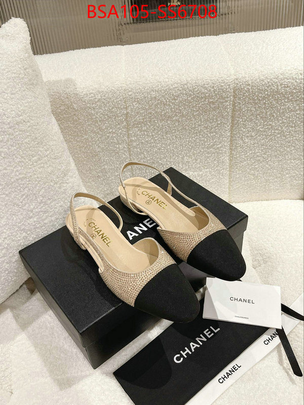 Women Shoes-Chanel replica aaaaa+ designer ID: SS6708 $: 105USD