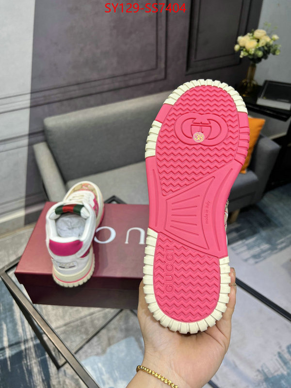 Men Shoes-Gucci what's the best to buy replica ID: SS7404 $: 129USD