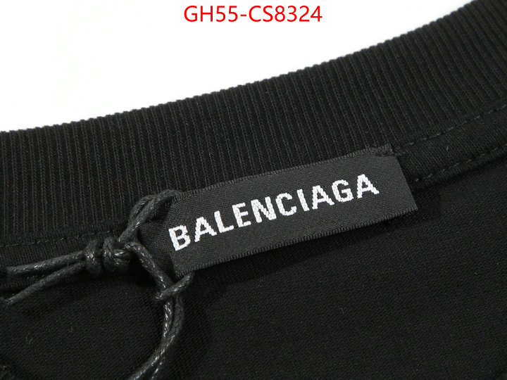 Clothing-Balenciaga aaaaa quality replica ID: CS8324 $: 55USD