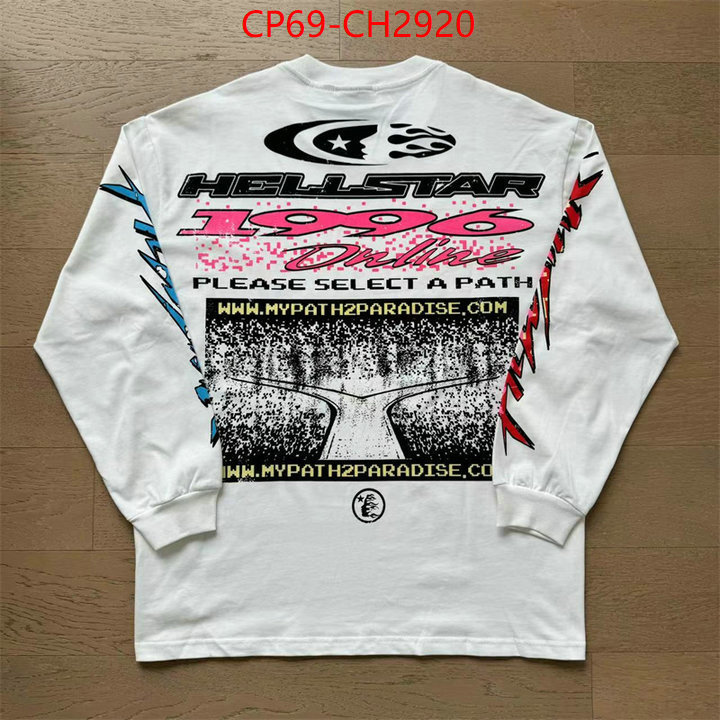 Clothing-Hellstar brand designer replica ID: CH2920 $: 69USD