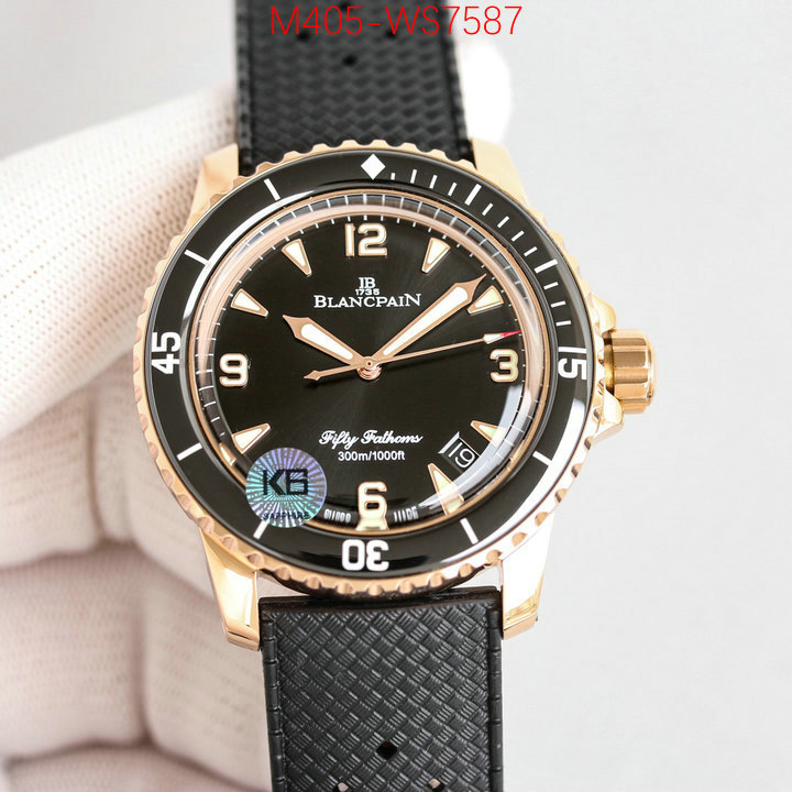 Watch(TOP)-Blancpain 2024 replica wholesale cheap sales online ID: WS7587 $: 405USD