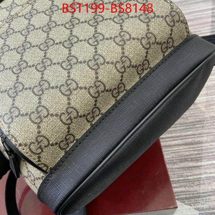 Gucci Bags(TOP)-Backpack- buy 1:1 ID: BS8148 $: 199USD,