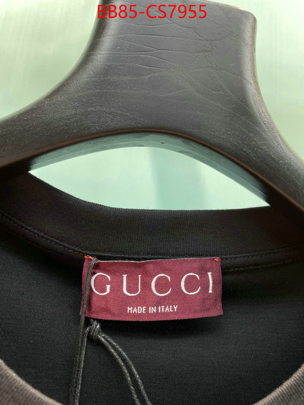 Clothing-Gucci best like ID: CS7955 $: 85USD