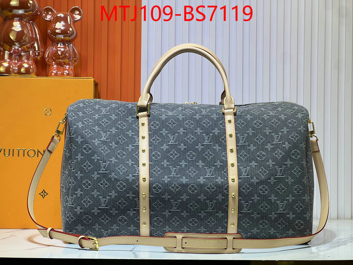LV Bags(4A)-Keepall BandouliRe 45-50- first top ID: BS7119 $: 109USD,