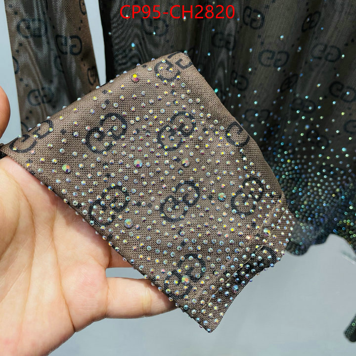 Clothing-Gucci replica best ID: CH2820 $: 95USD
