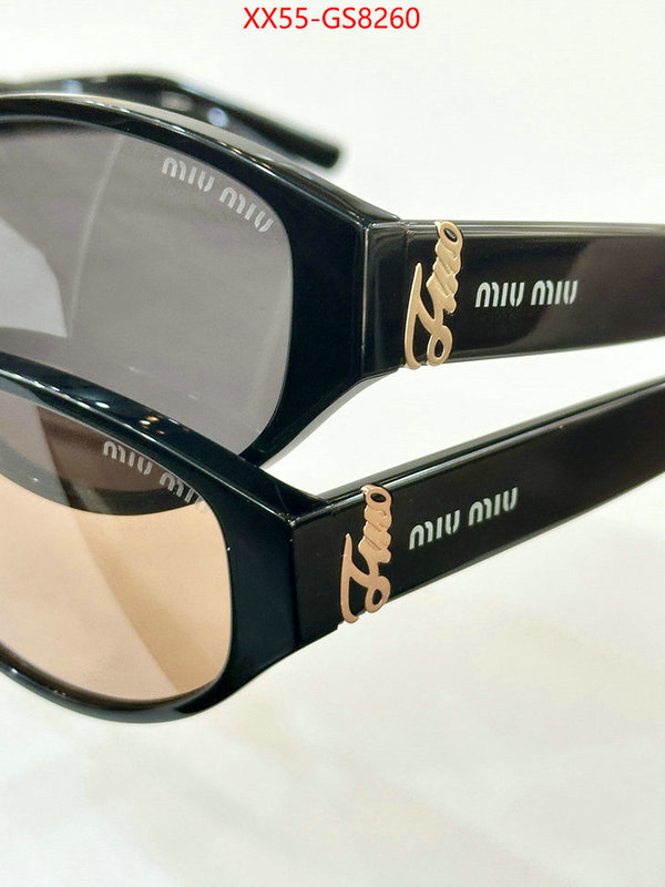 Glasses-Miu Miu where to buy fakes ID: GS8260 $: 55USD
