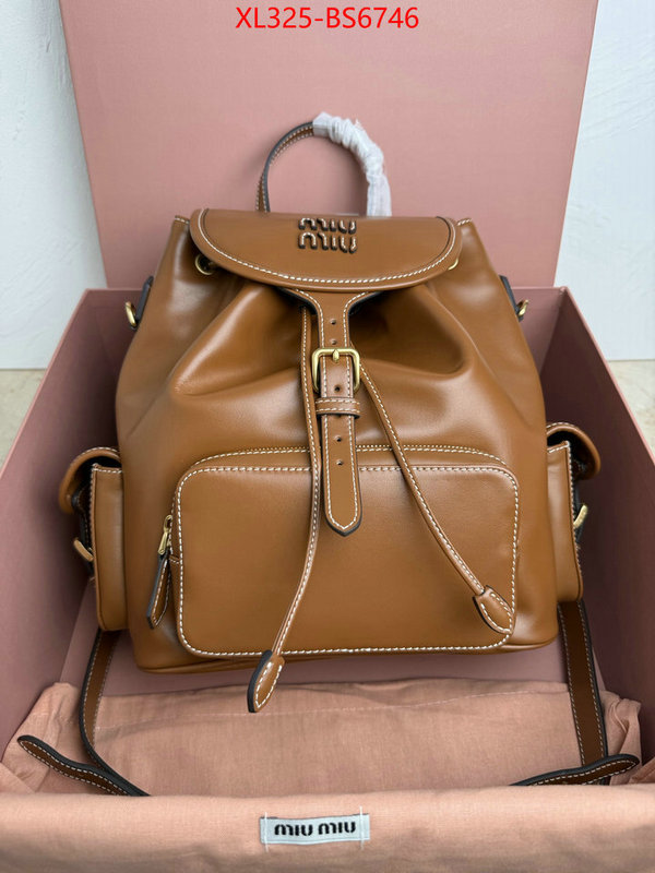 Miu Miu Bags(TOP)-Backpack- what are the best replica ID: BS6746 $: 325USD,
