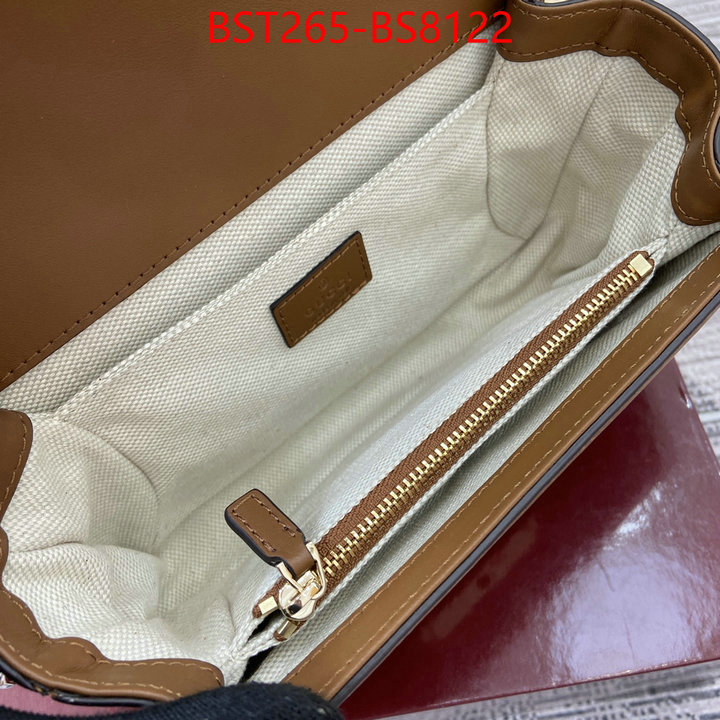 Gucci Bags(TOP)-Crossbody- wholesale replica ID: BS8122 $: 265USD,