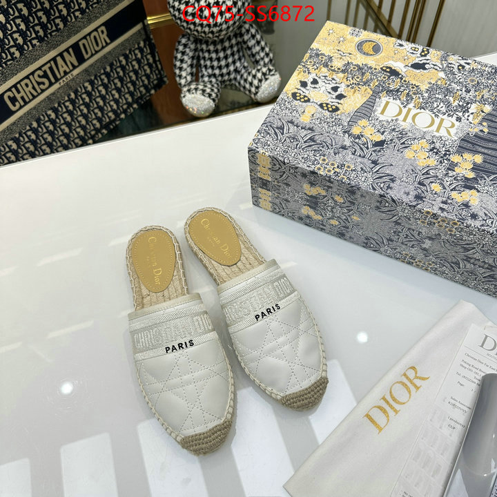Women Shoes-Dior designer replica ID: SS6872 $: 75USD