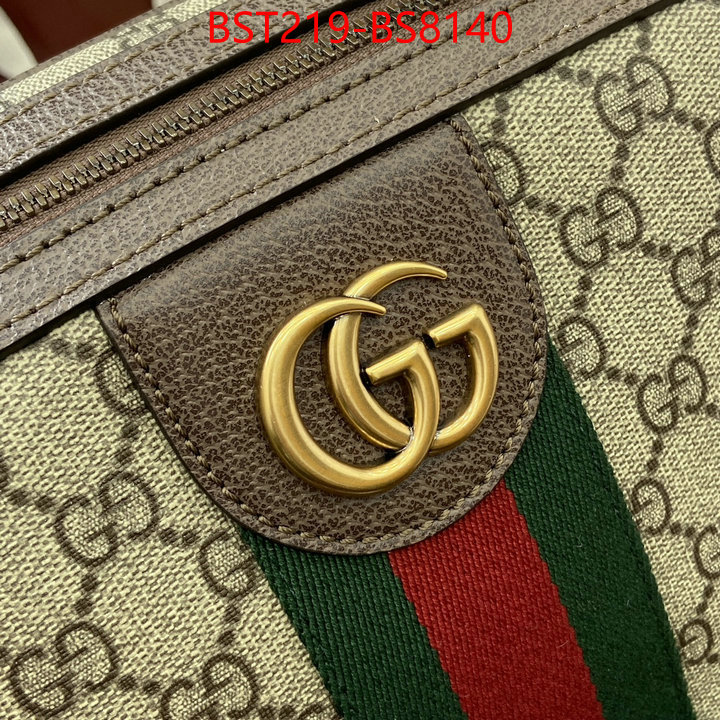 Gucci Bags(TOP)-Backpack- styles & where to buy ID: BS8140 $: 219USD,