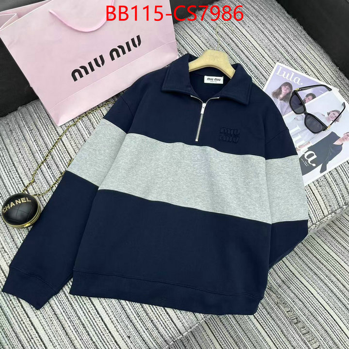 Clothing-MIU MIU buy cheap ID: CS7986 $: 115USD