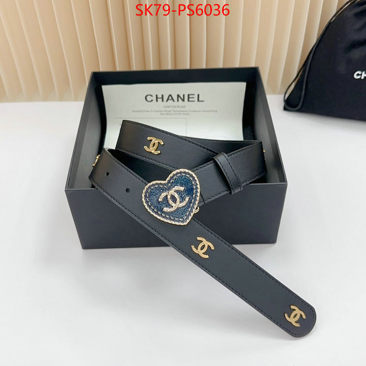 Belts-Chanel aaaaa+ replica designer ID: PS6036 $: 79USD