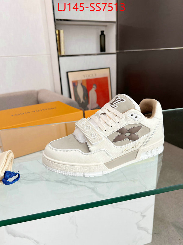 Men Shoes-LV luxury fashion replica designers ID: SS7513 $: 145USD