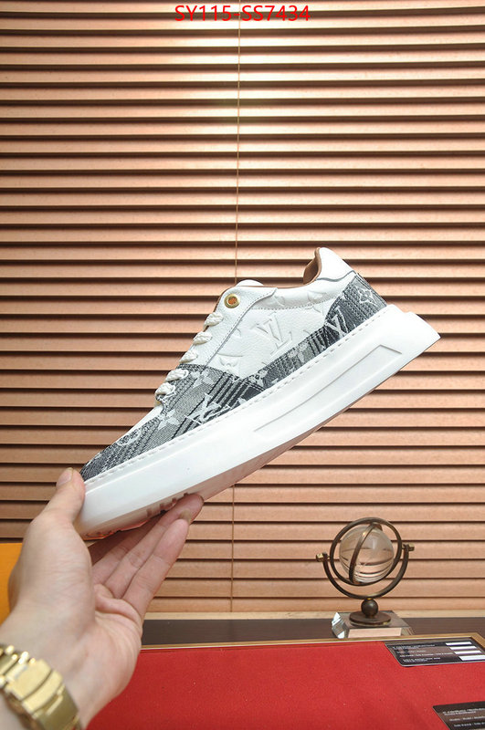 Men Shoes-LV 2024 aaaaa replica 1st copy ID: SS7434 $: 115USD
