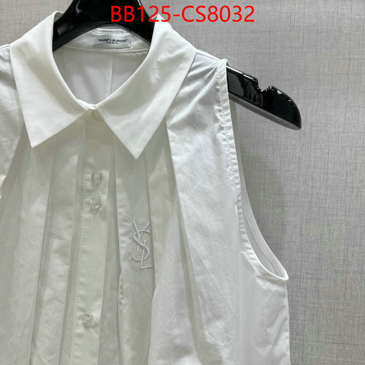Clothing-YSL brand designer replica ID: CS8032 $: 125USD