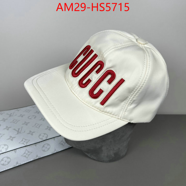 Cap(Hat)-Gucci designer fashion replica ID: HS5715 $: 29USD