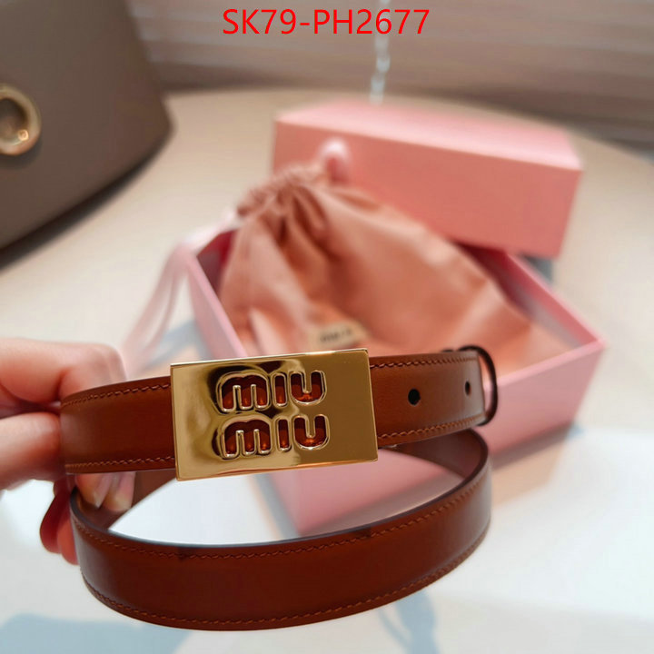 Belts-MIU MIU where to buy ID: PH2677 $: 79USD